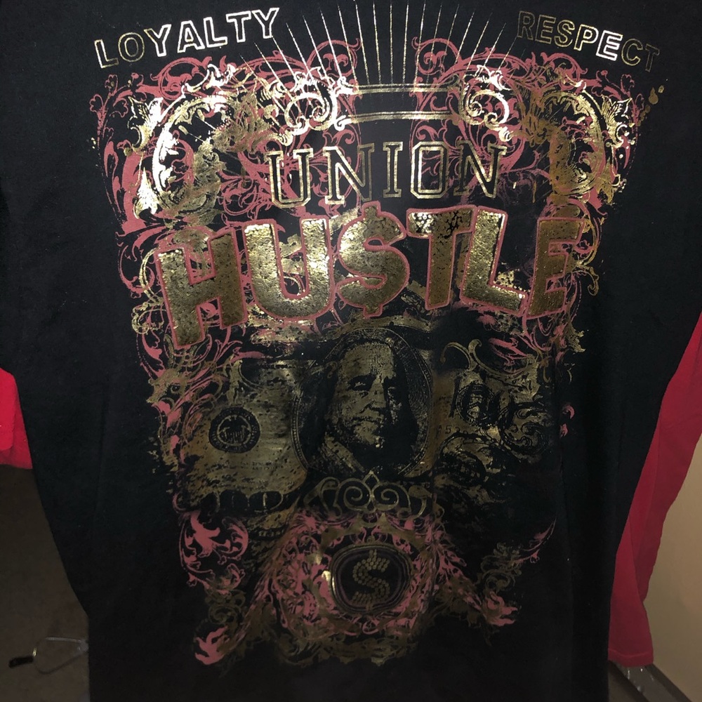 Loyalty respect gold metallic letters